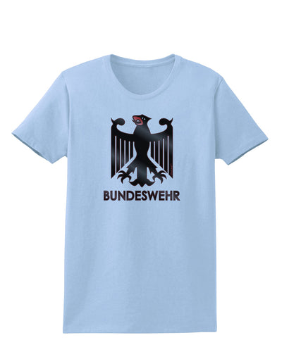 Bundeswehr Logo with Text Womens T-Shirt-Womens T-Shirt-TooLoud-Light-Blue-X-Small-Davson Sales