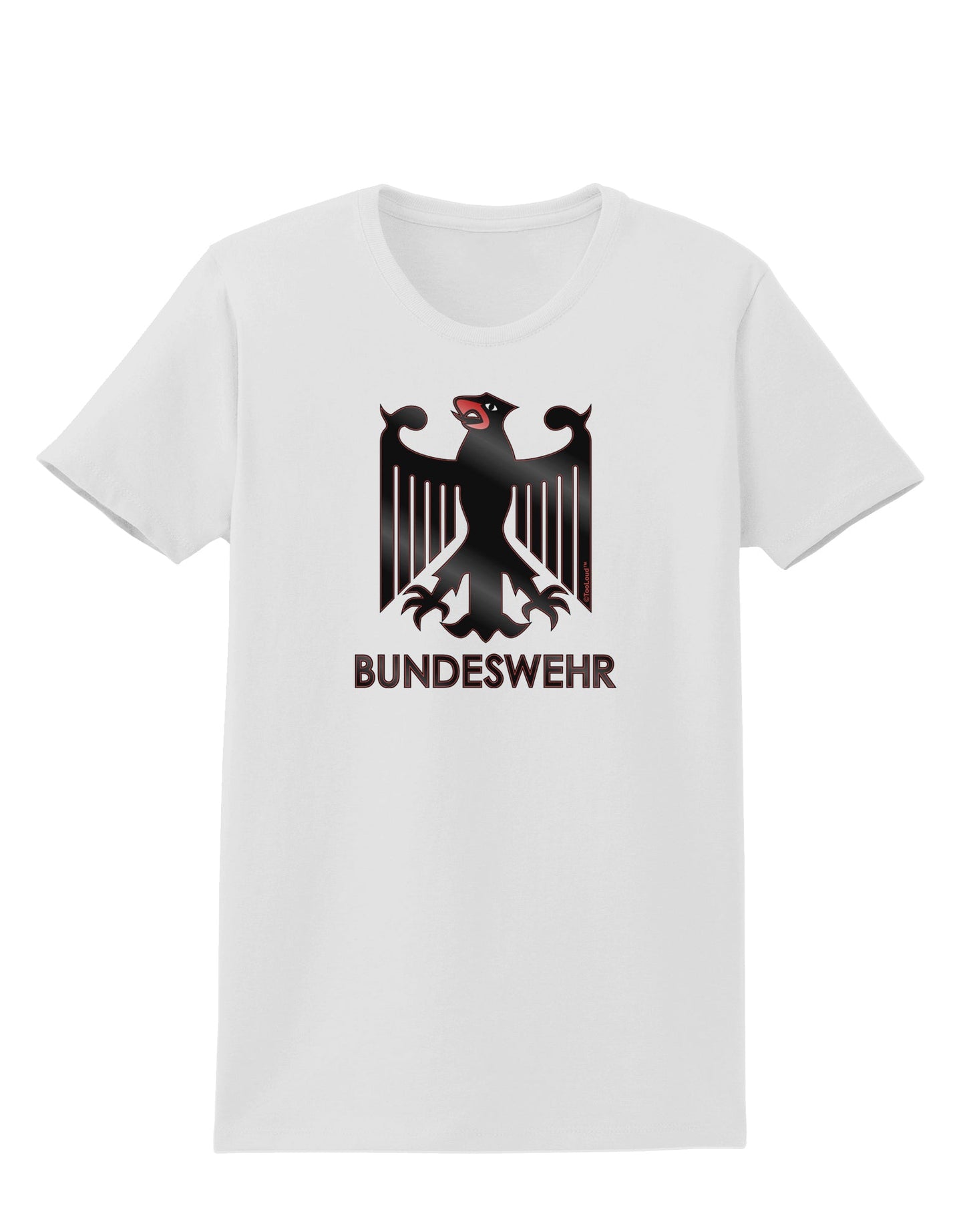 Bundeswehr Logo with Text Womens T-Shirt-Womens T-Shirt-TooLoud-White-X-Small-Davson Sales