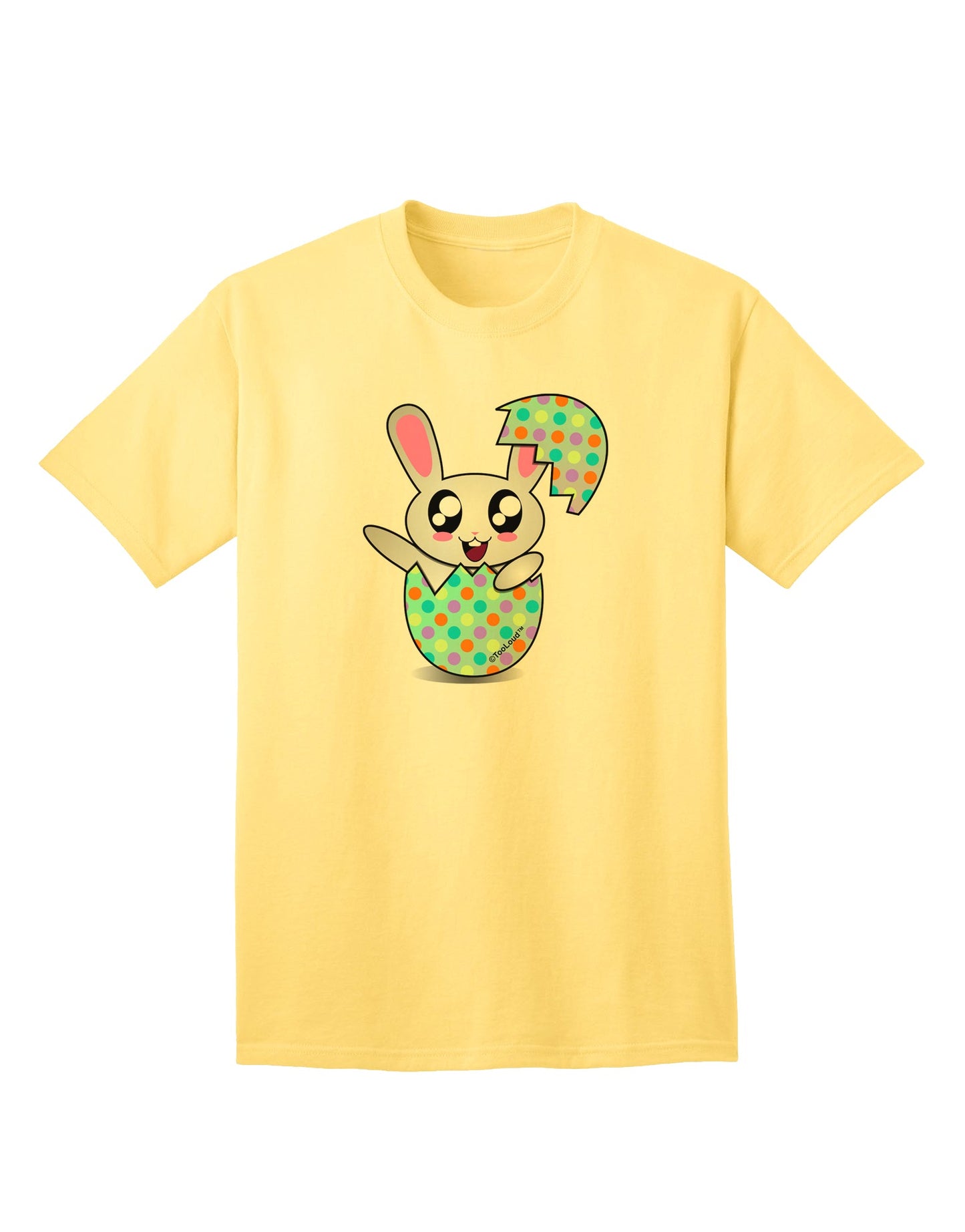 Bunny Hatching From Egg Adult T-Shirt-unisex t-shirt-TooLoud-Yellow-Small-Davson Sales