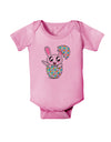 Bunny Hatching From Egg Baby Romper Bodysuit-Baby Romper-TooLoud-Pink-06-Months-Davson Sales