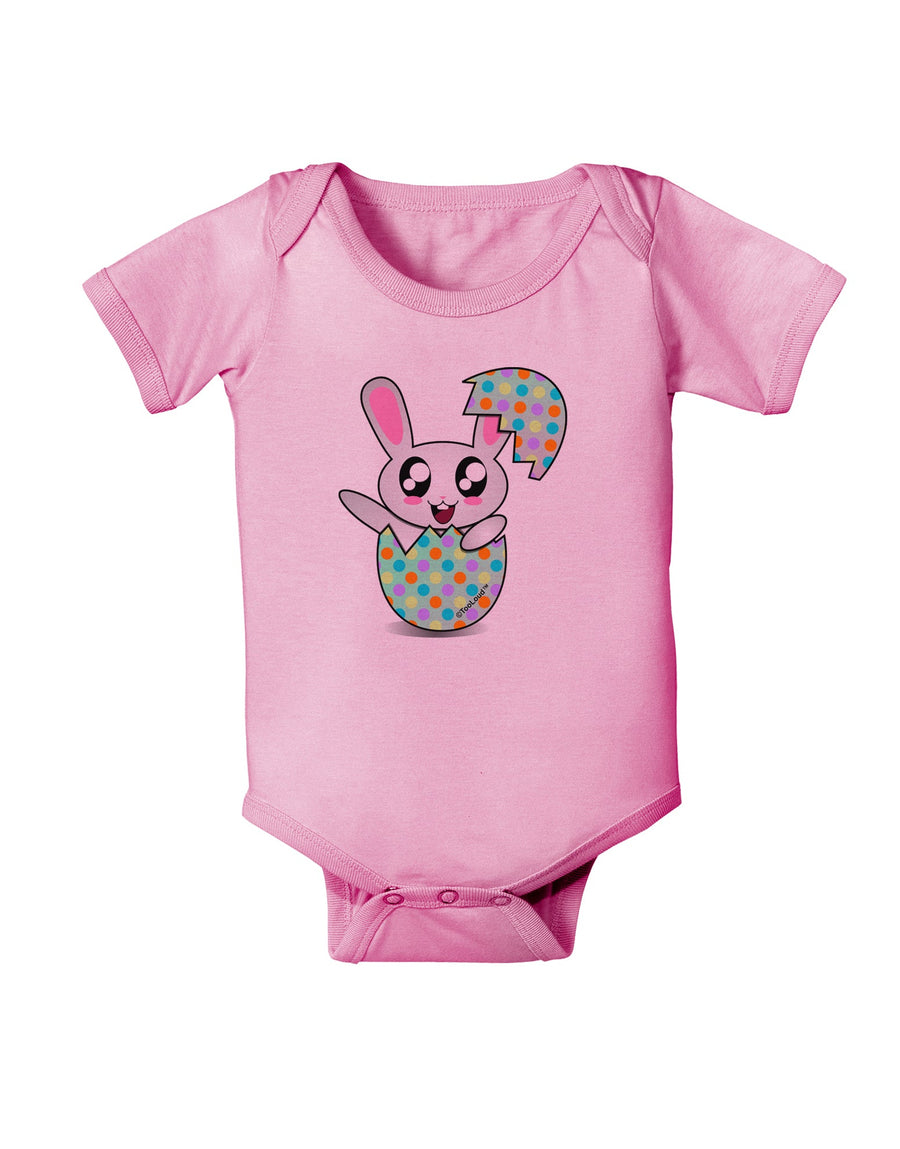 Bunny Hatching From Egg Baby Romper Bodysuit-Baby Romper-TooLoud-White-06-Months-Davson Sales