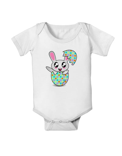 Bunny Hatching From Egg Baby Romper Bodysuit-Baby Romper-TooLoud-White-06-Months-Davson Sales