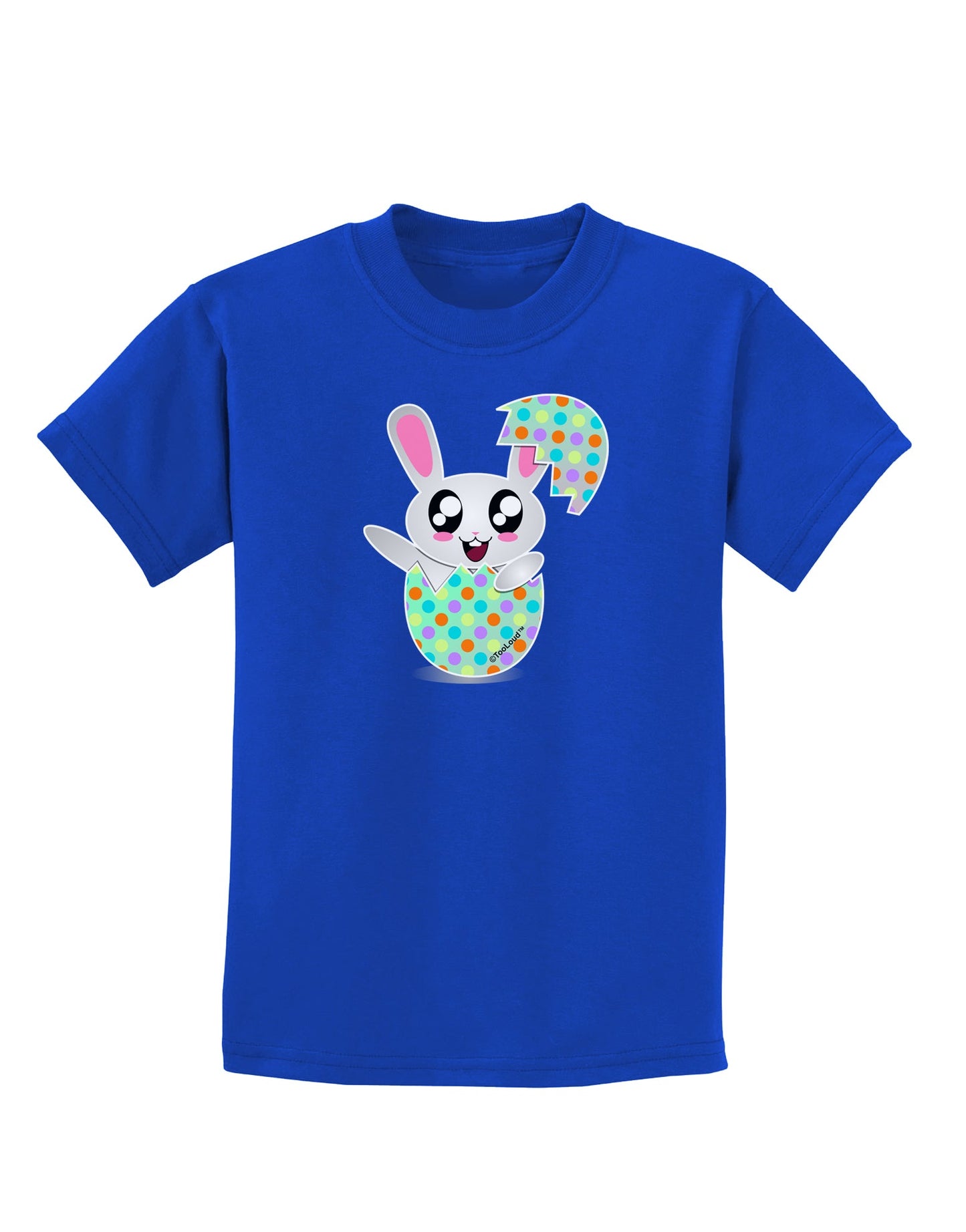 Bunny Hatching From Egg Childrens Dark T-Shirt-Childrens T-Shirt-TooLoud-Royal-Blue-X-Small-Davson Sales