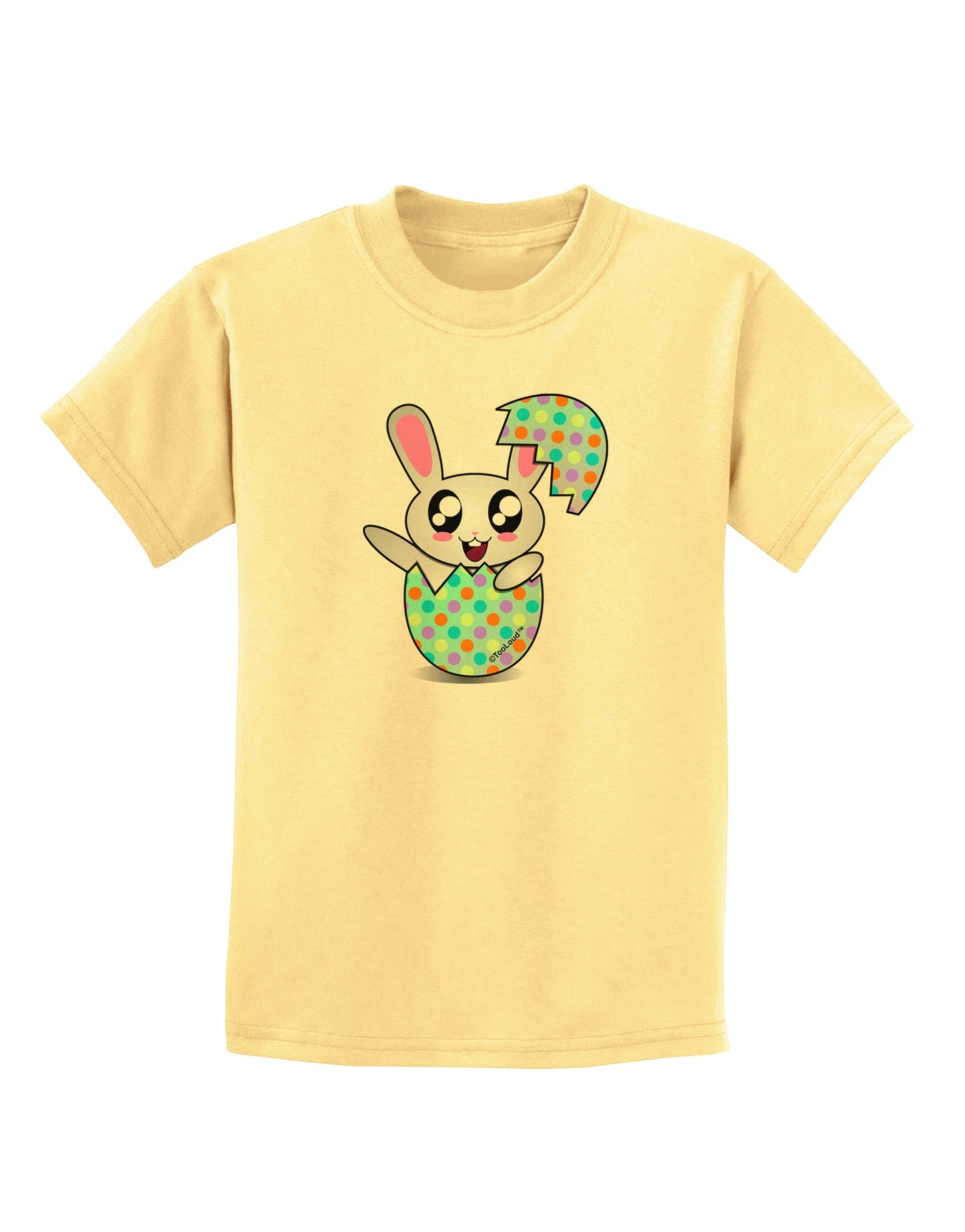 Bunny Hatching From Egg Childrens T-Shirt-Childrens T-Shirt-TooLoud-Daffodil-Yellow-X-Small-Davson Sales