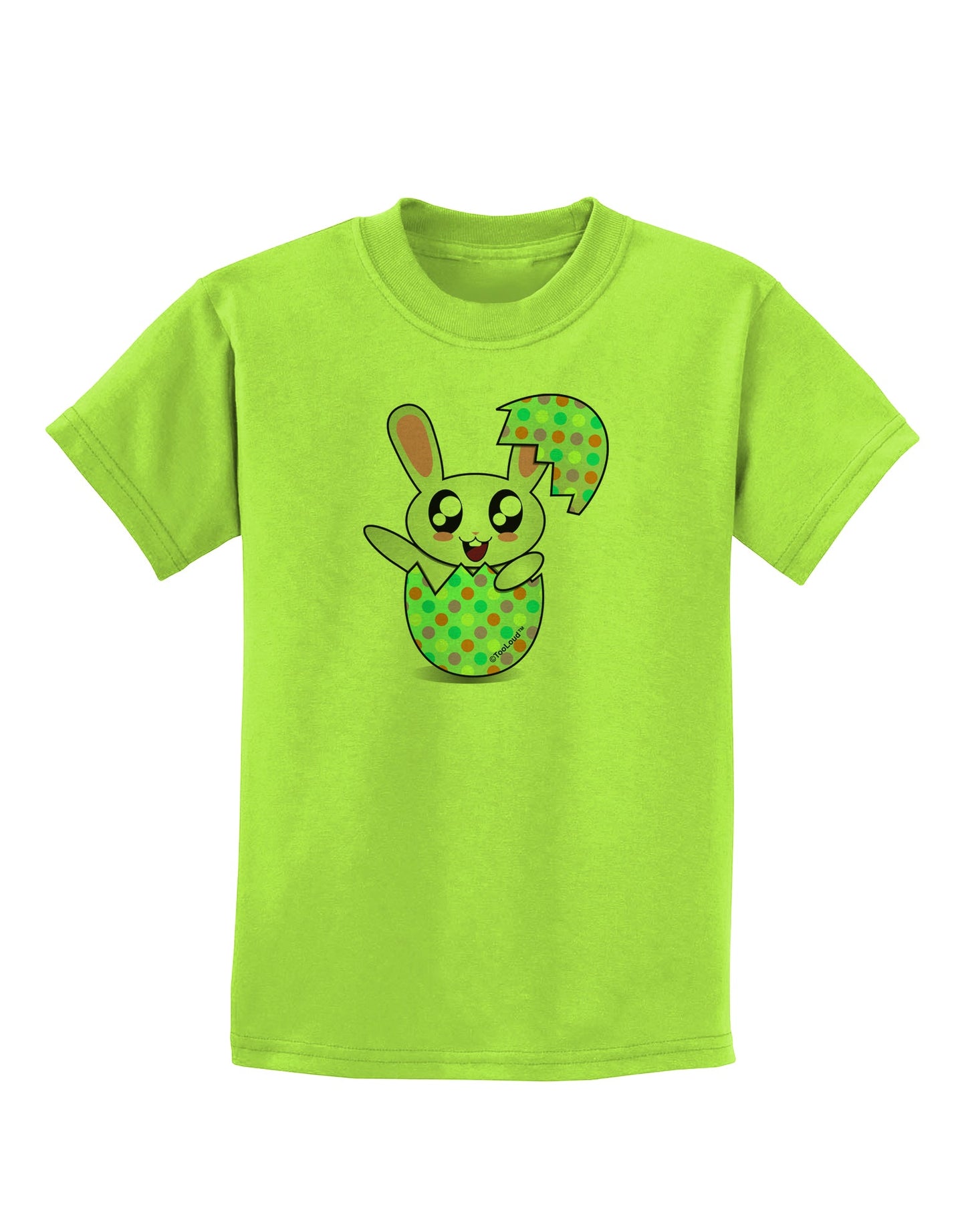 Bunny Hatching From Egg Childrens T-Shirt-Childrens T-Shirt-TooLoud-Lime-Green-X-Small-Davson Sales