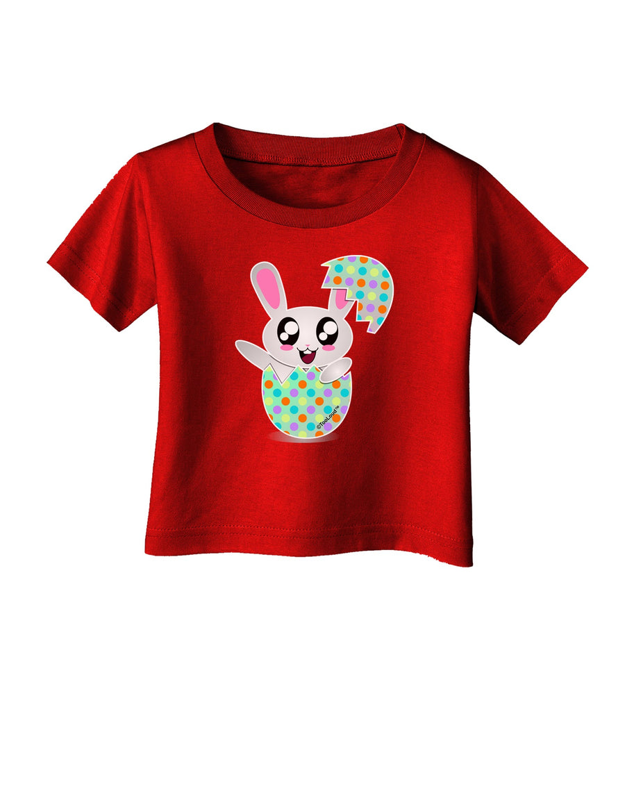 Bunny Hatching From Egg Infant T-Shirt Dark-Infant T-Shirt-TooLoud-Black-06-Months-Davson Sales