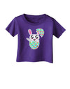 Bunny Hatching From Egg Infant T-Shirt Dark-Infant T-Shirt-TooLoud-Purple-06-Months-Davson Sales