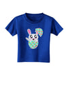 Bunny Hatching From Egg Toddler T-Shirt Dark-Toddler T-Shirt-TooLoud-Royal-Blue-2T-Davson Sales