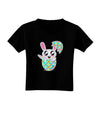 Bunny Hatching From Egg Toddler T-Shirt Dark-Toddler T-Shirt-TooLoud-Black-2T-Davson Sales