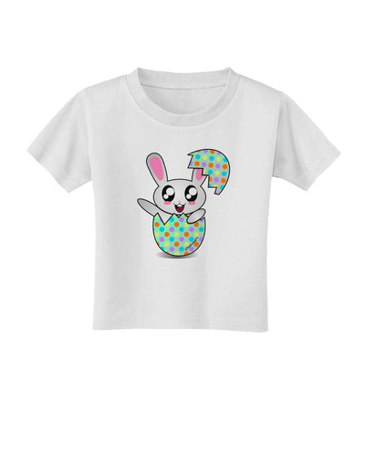 Bunny Hatching From Egg Toddler T-Shirt-Toddler T-Shirt-TooLoud-White-2T-Davson Sales