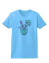 Bunny Hatching From Egg Womens T-Shirt-Womens T-Shirt-TooLoud-Aquatic-Blue-X-Small-Davson Sales