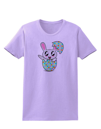 Bunny Hatching From Egg Womens T-Shirt-Womens T-Shirt-TooLoud-Lavender-X-Small-Davson Sales