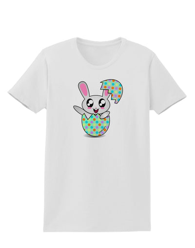 Bunny Hatching From Egg Womens T-Shirt-Womens T-Shirt-TooLoud-White-X-Small-Davson Sales