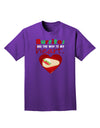 Burritos Are the Way To My Heart Adult Dark T-Shirt-Mens T-Shirt-TooLoud-Purple-Small-Davson Sales