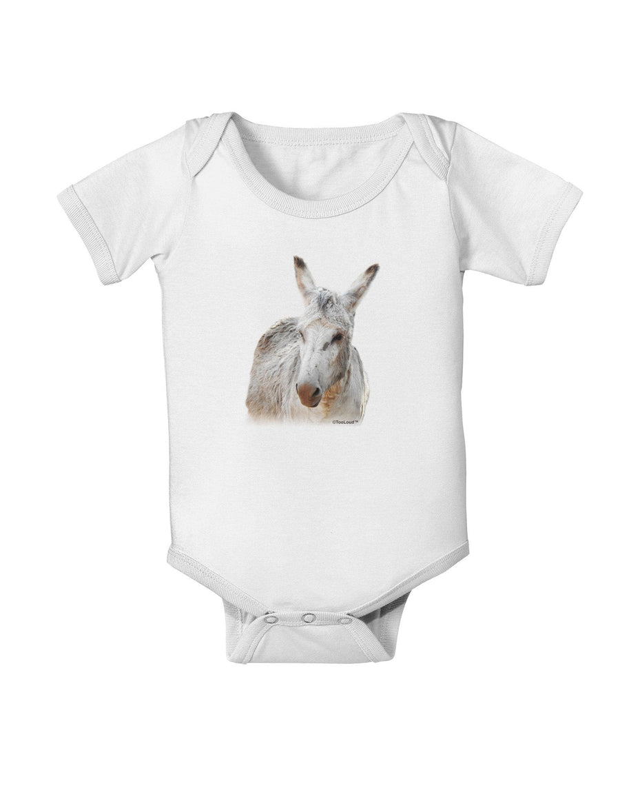 Burro Cutout Baby Romper Bodysuit-Baby Romper-TooLoud-White-18-Months-Davson Sales