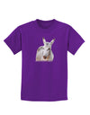 Burro Cutout Childrens Dark T-Shirt-Childrens T-Shirt-TooLoud-Purple-X-Large-Davson Sales