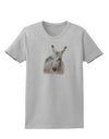 Burro Cutout Womens T-Shirt-Womens T-Shirt-TooLoud-AshGray-XXXX-Large-Davson Sales