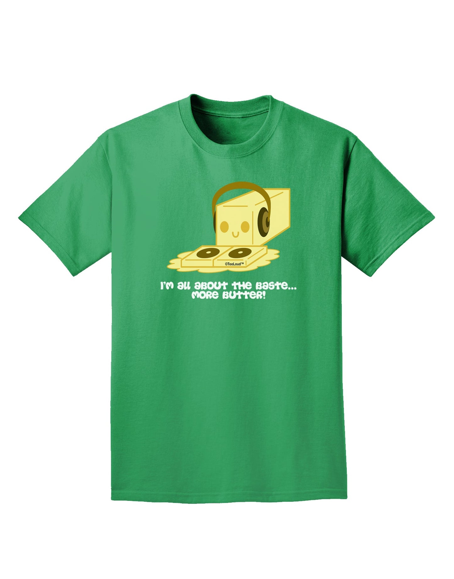 Butter - All About That Baste Adult Dark T-Shirt by TooLoud-Mens T-Shirt-TooLoud-Kelly-Green-Small-Davson Sales