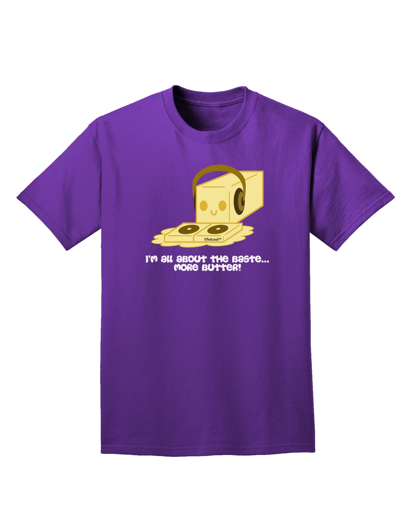 Butter - All About That Baste Adult Dark T-Shirt by TooLoud-Mens T-Shirt-TooLoud-Purple-Small-Davson Sales