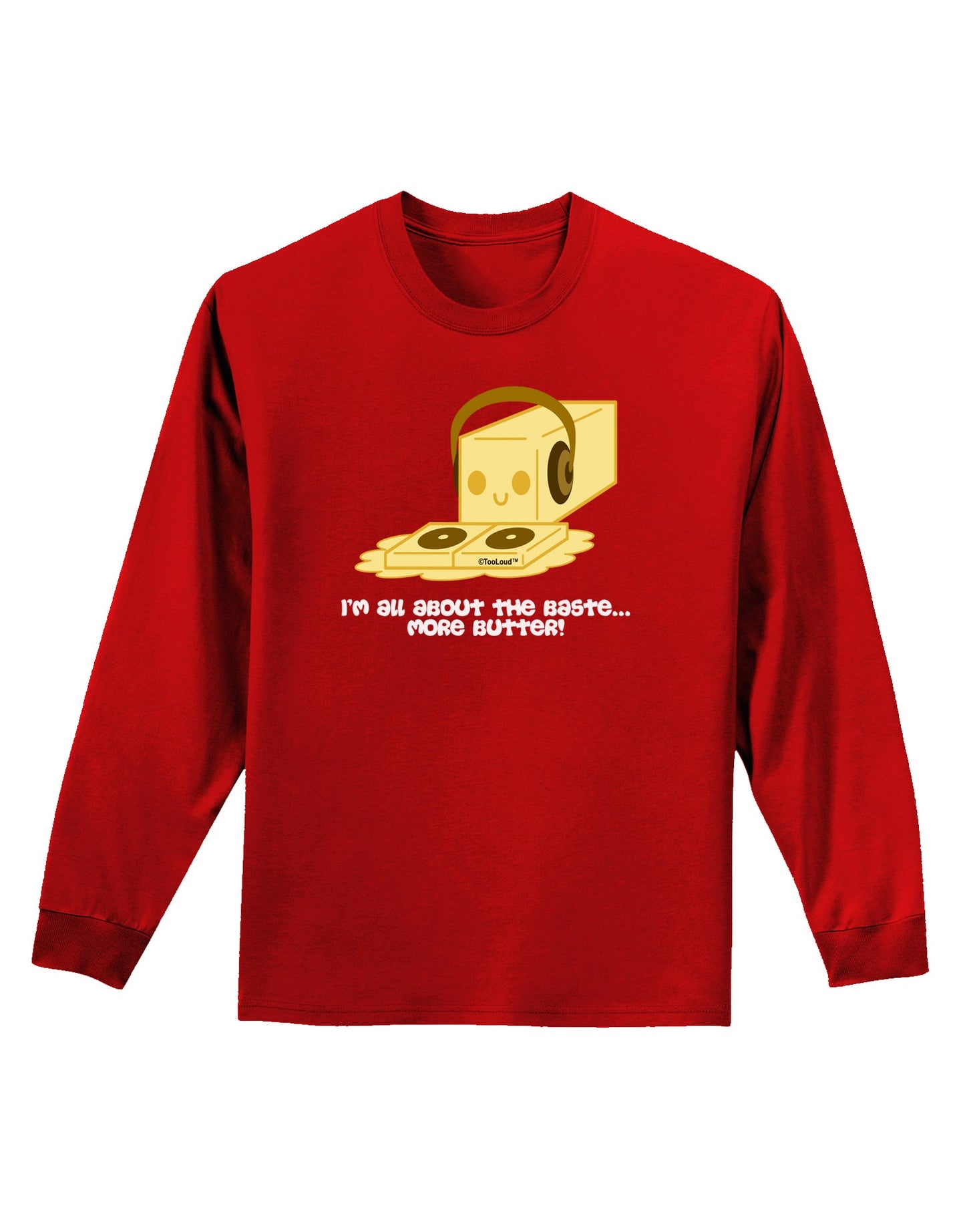 Butter - All About That Baste Adult Long Sleeve Dark T-Shirt by TooLoud-TooLoud-Red-Small-Davson Sales