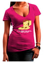 Butter - All About That Baste Juniors V-Neck Dark T-Shirt by TooLoud-Womens V-Neck T-Shirts-TooLoud-Hot-Pink-Juniors Fitted Small-Davson Sales