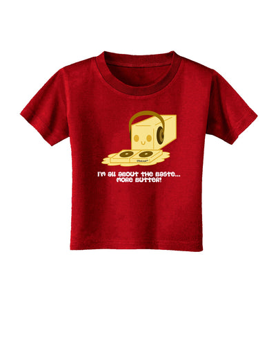 Butter - All About That Baste Toddler T-Shirt Dark by TooLoud-Toddler T-Shirt-TooLoud-Clover-Green-2T-Davson Sales