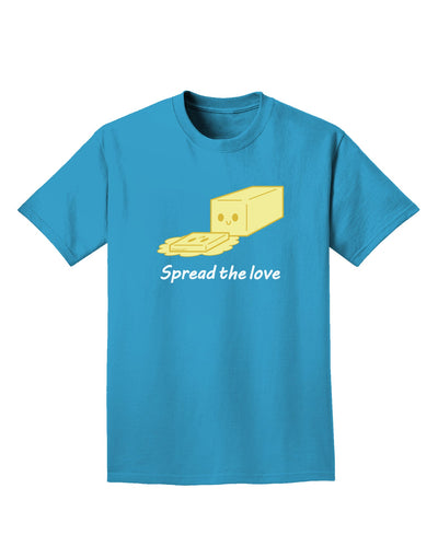 Butter - Spread the Love Adult Dark T-Shirt-Mens T-Shirt-TooLoud-Turquoise-Small-Davson Sales