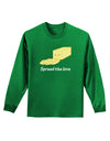 Butter - Spread the Love Adult Long Sleeve Dark T-Shirt-TooLoud-Kelly-Green-Small-Davson Sales