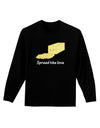 Butter - Spread the Love Adult Long Sleeve Dark T-Shirt-TooLoud-Black-Small-Davson Sales