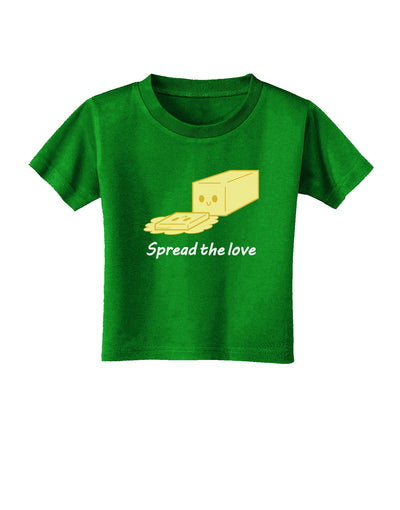 Butter - Spread the Love Toddler T-Shirt Dark-Toddler T-Shirt-TooLoud-Royal-Blue-2T-Davson Sales