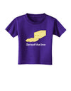 Butter - Spread the Love Toddler T-Shirt Dark-Toddler T-Shirt-TooLoud-Purple-2T-Davson Sales