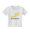 Butter - Spread the Love Toddler T-Shirt-Toddler T-Shirt-TooLoud-White-2T-Davson Sales