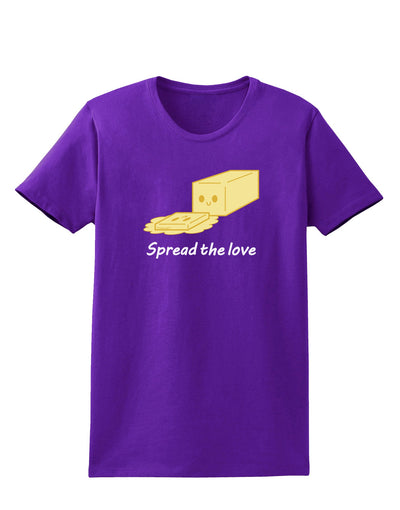 Butter - Spread the Love Womens Dark T-Shirt-Womens T-Shirt-TooLoud-Purple-X-Small-Davson Sales