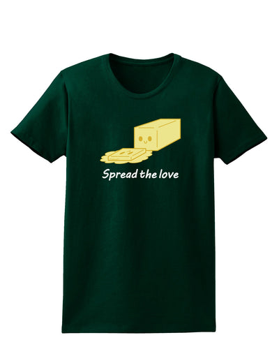 Butter - Spread the Love Womens Dark T-Shirt-Womens T-Shirt-TooLoud-Forest-Green-Small-Davson Sales