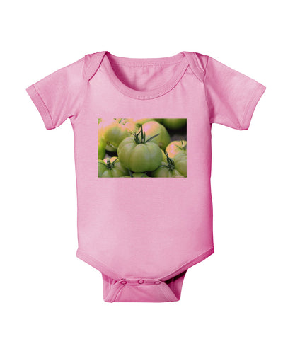 Buy Local - Green Tomatoes Baby Romper Bodysuit-Baby Romper-TooLoud-Pink-06-Months-Davson Sales