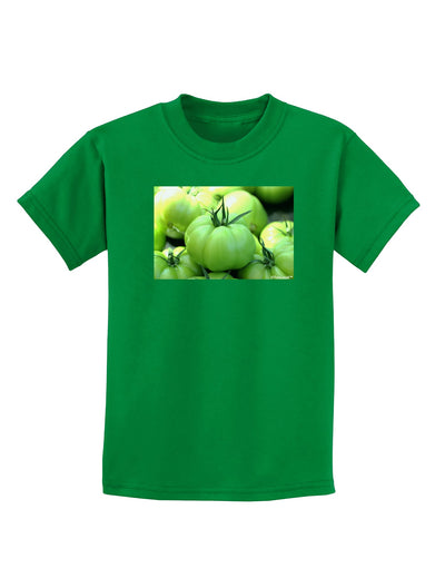 Buy Local - Green Tomatoes Childrens Dark T-Shirt-Childrens T-Shirt-TooLoud-Kelly-Green-X-Small-Davson Sales