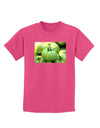 Buy Local - Green Tomatoes Childrens Dark T-Shirt-Childrens T-Shirt-TooLoud-Sangria-X-Small-Davson Sales