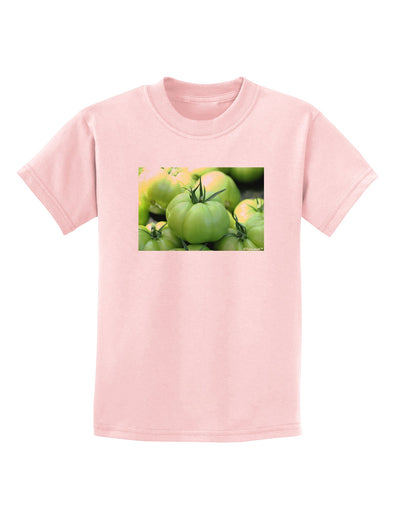 Buy Local - Green Tomatoes Childrens T-Shirt-Childrens T-Shirt-TooLoud-PalePink-X-Small-Davson Sales