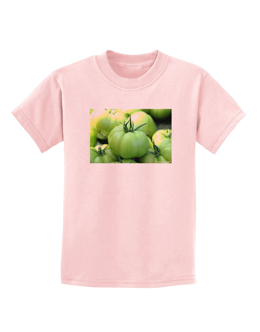 Buy Local - Green Tomatoes Childrens T-Shirt-Childrens T-Shirt-TooLoud-White-X-Small-Davson Sales