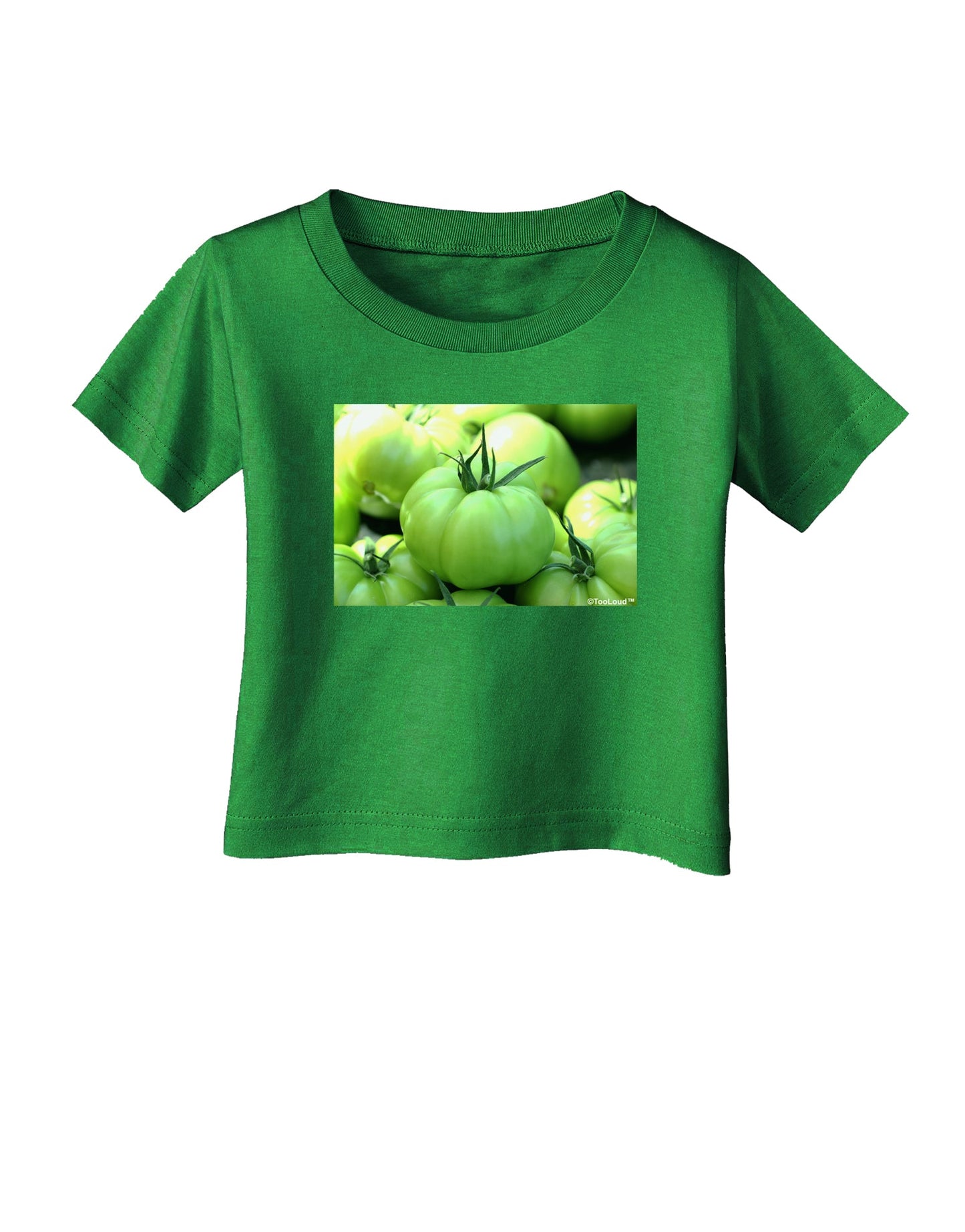 Buy Local - Green Tomatoes Infant T-Shirt Dark-Infant T-Shirt-TooLoud-Clover-Green-06-Months-Davson Sales