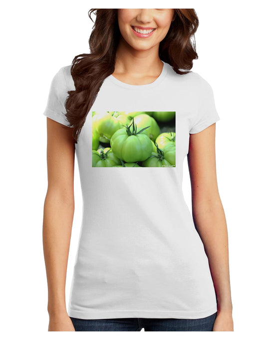 Buy Local - Green Tomatoes Juniors T-Shirt-Womens Juniors T-Shirt-TooLoud-White-Juniors Fitted X-Small-Davson Sales
