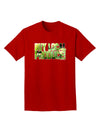 Buy Local - Green Tomatoes Text Adult Dark T-Shirt-Mens T-Shirt-TooLoud-Red-Small-Davson Sales