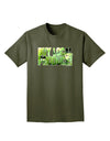 Buy Local - Green Tomatoes Text Adult Dark T-Shirt-Mens T-Shirt-TooLoud-Military-Green-Small-Davson Sales