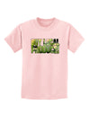 Buy Local - Green Tomatoes Text Childrens T-Shirt-Childrens T-Shirt-TooLoud-PalePink-X-Small-Davson Sales