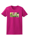 Buy Local - Green Tomatoes Text Womens Dark T-Shirt-TooLoud-Hot-Pink-Small-Davson Sales