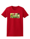 Buy Local - Green Tomatoes Text Womens Dark T-Shirt-TooLoud-Red-X-Small-Davson Sales