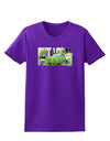 Buy Local - Green Tomatoes Text Womens Dark T-Shirt-TooLoud-Purple-X-Small-Davson Sales