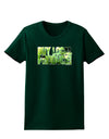 Buy Local - Green Tomatoes Text Womens Dark T-Shirt-TooLoud-Forest-Green-Small-Davson Sales