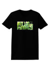 Buy Local - Green Tomatoes Text Womens Dark T-Shirt-TooLoud-Black-X-Small-Davson Sales