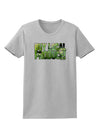 Buy Local - Green Tomatoes Text Womens T-Shirt-Womens T-Shirt-TooLoud-AshGray-X-Small-Davson Sales